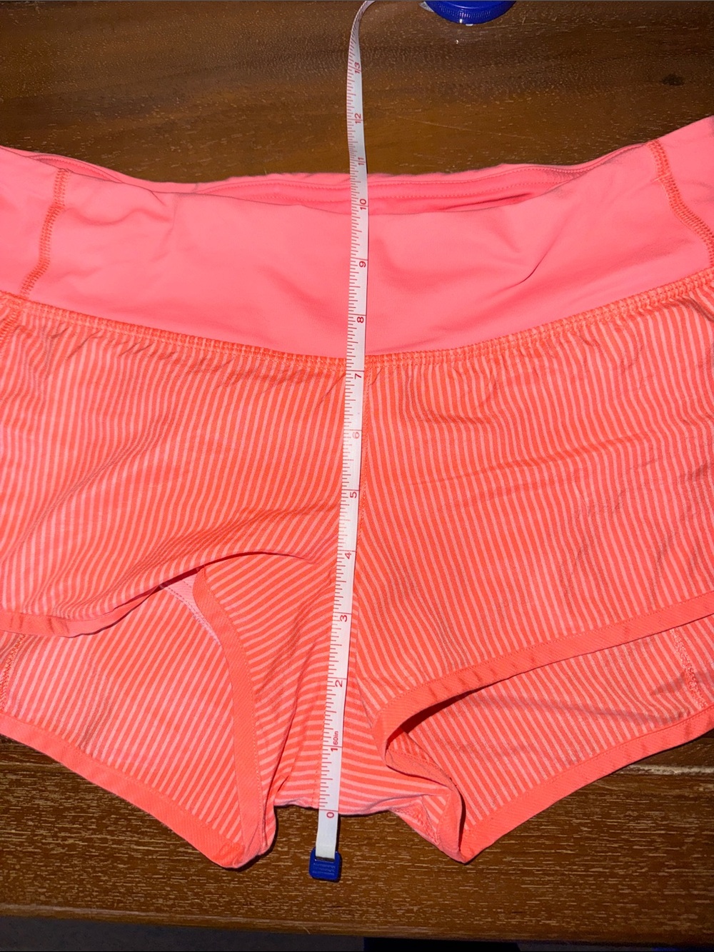 lululemon athletica Neon Coral Athletic Shorts - Picture 9 of 9